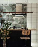 Linear Wooden Pendant Light - Lamp Outdoor