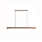 Linear Wooden Pendant Light - Lamp Outdoor