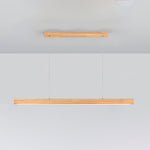 Linear Wooden Pendant Light - Lamp Outdoor