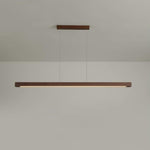 Linear Wooden Pendant Light - Lamp Outdoor