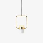 Solara Pendant Lamp Adjustable Glass with Brass - Letslighting