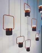 Solara Pendant Lamp Adjustable Glass with Brass - Letslighting