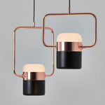 Solara Pendant Lamp Adjustable Glass with Brass - Letslighting