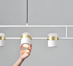 Solara Pendant Lamp Adjustable Glass with Brass - Letslighting