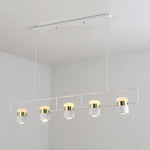 Solara Pendant Lamp Adjustable Glass with Brass - Letslighting