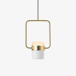 Solara Pendant Lamp Adjustable Glass with Brass - Letslighting
