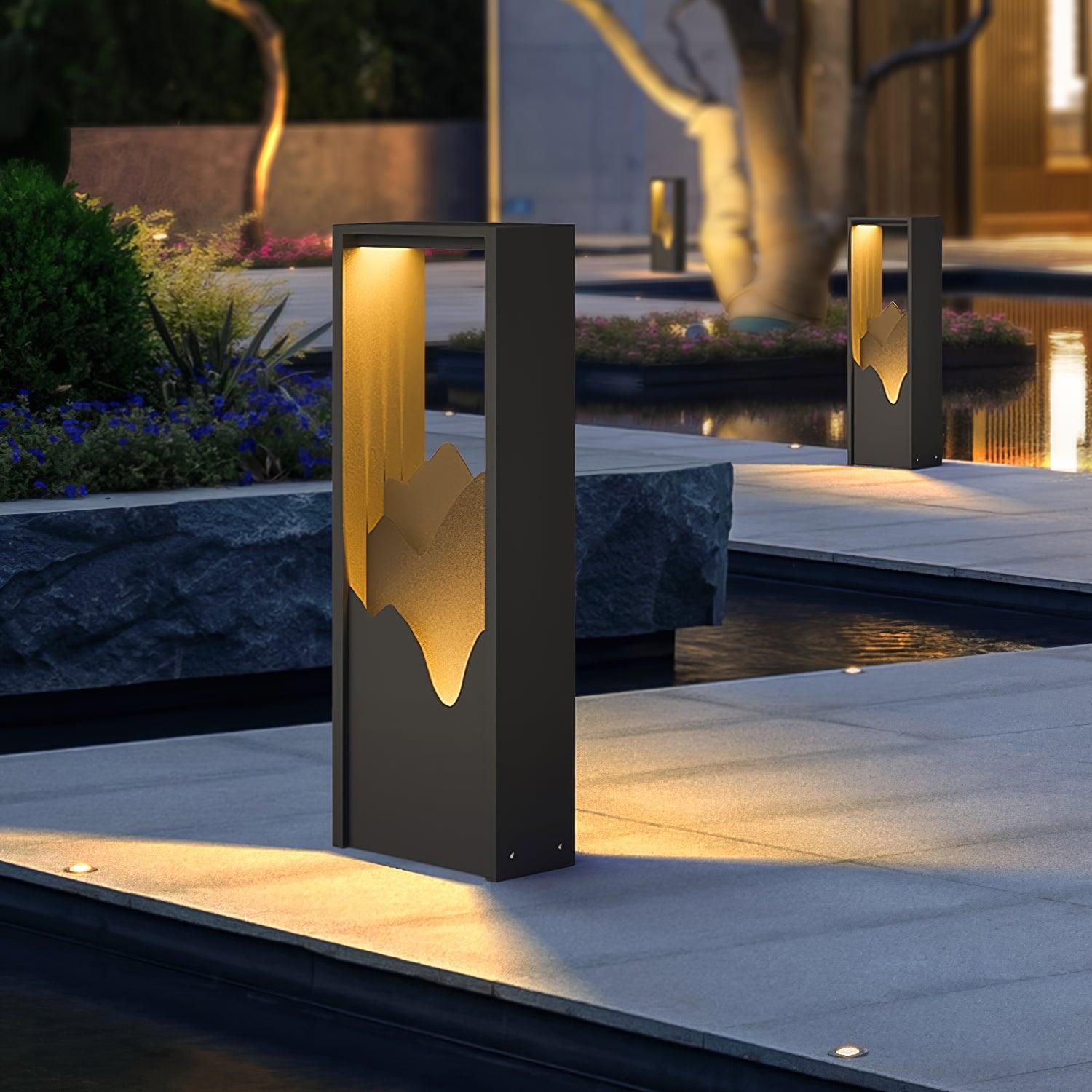 Zen Rustic Acrylic Outdoor Light - Lamp Outdoor
