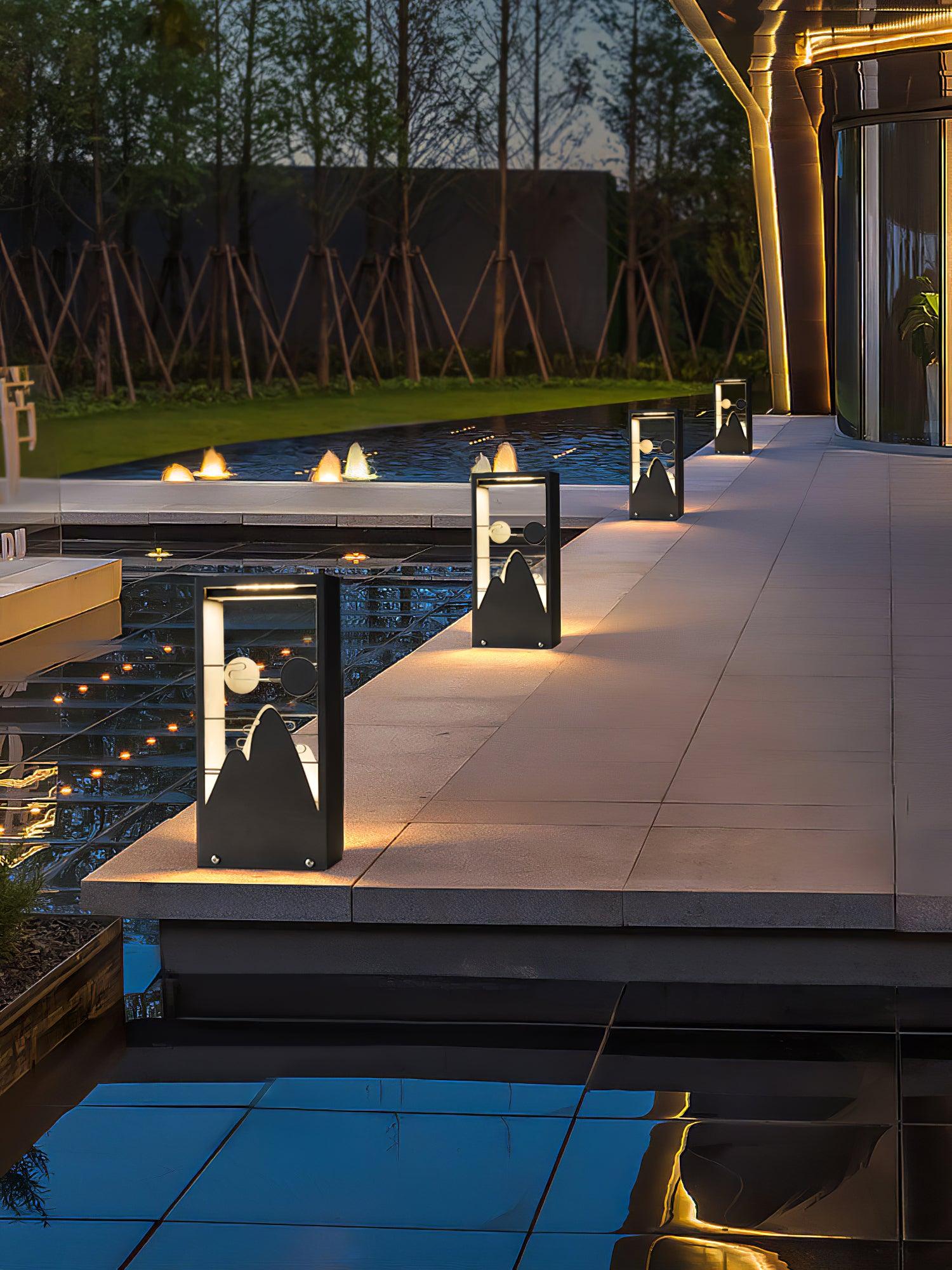 Zen Rustic Acrylic Outdoor Light - Lamp Outdoor