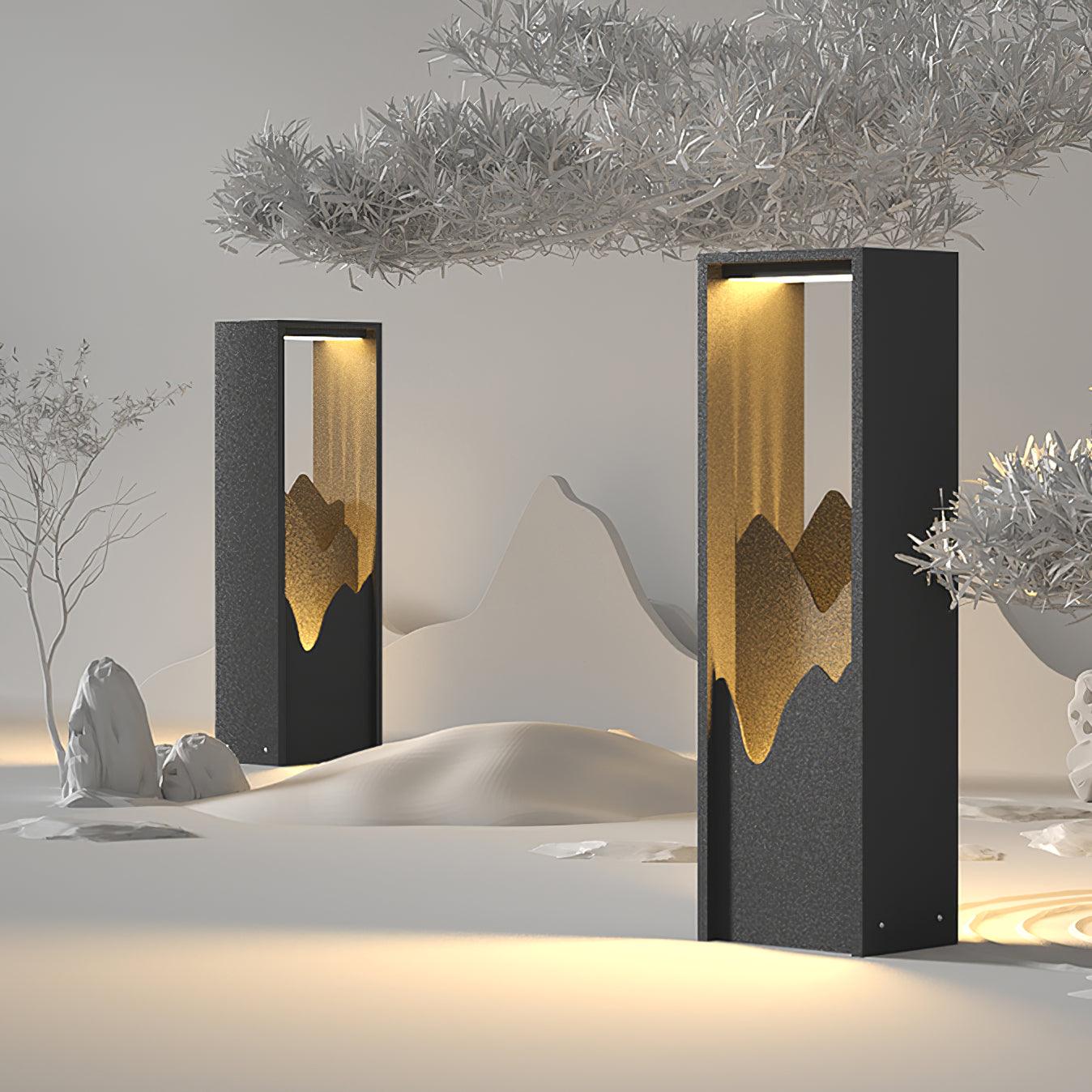 Zen Rustic Acrylic Outdoor Light - Lamp Outdoor