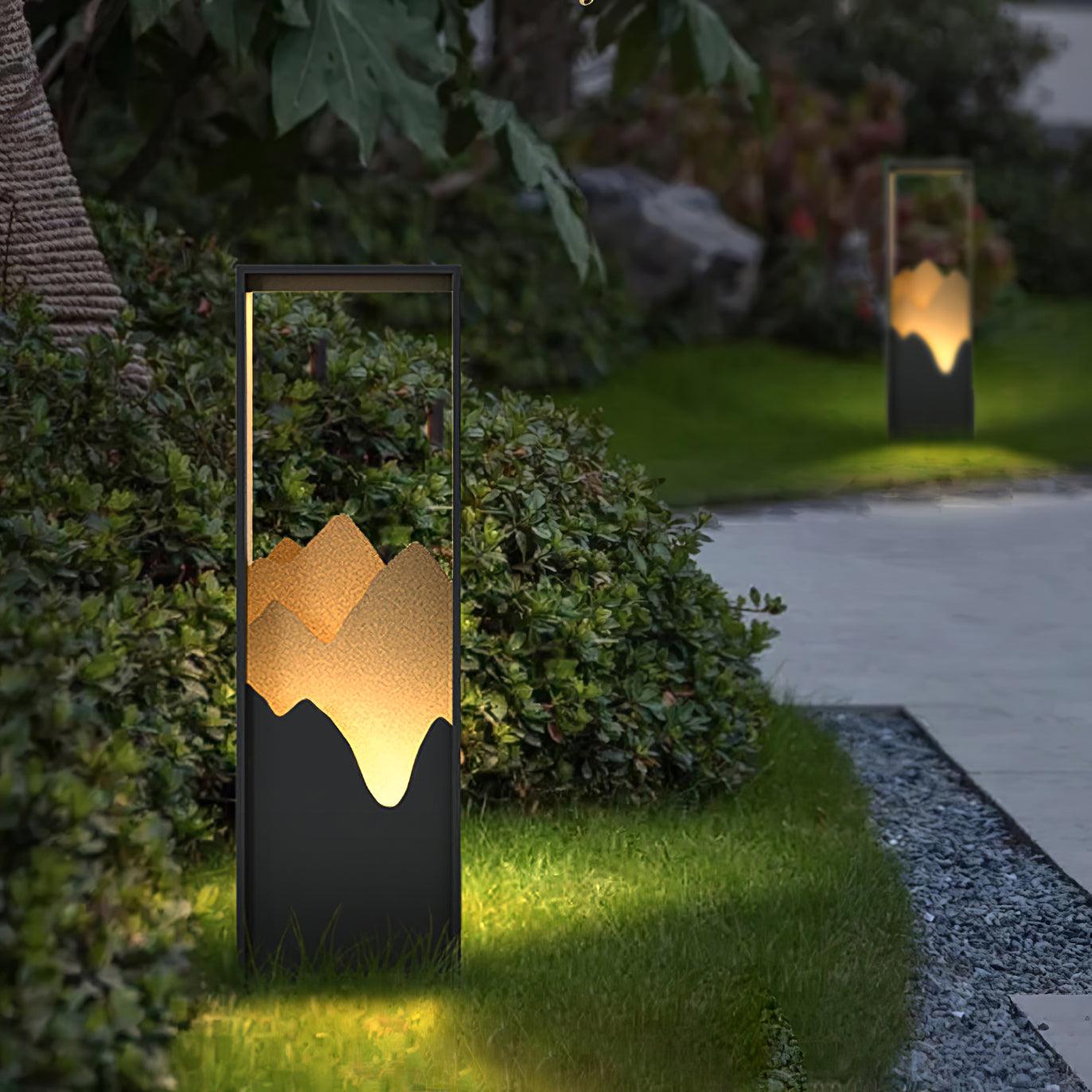 Zen Rustic Acrylic Outdoor Light - Lamp Outdoor