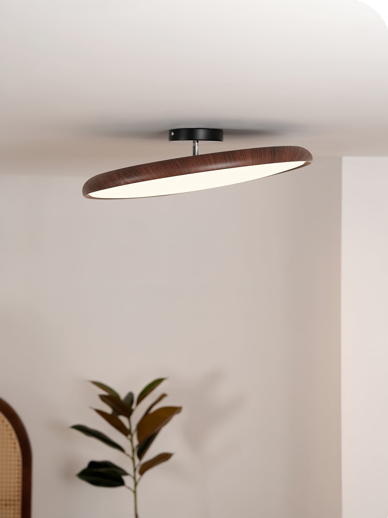 Lola Wood Grain Adjustable Ceiling Lamp - Lamp Outdoor