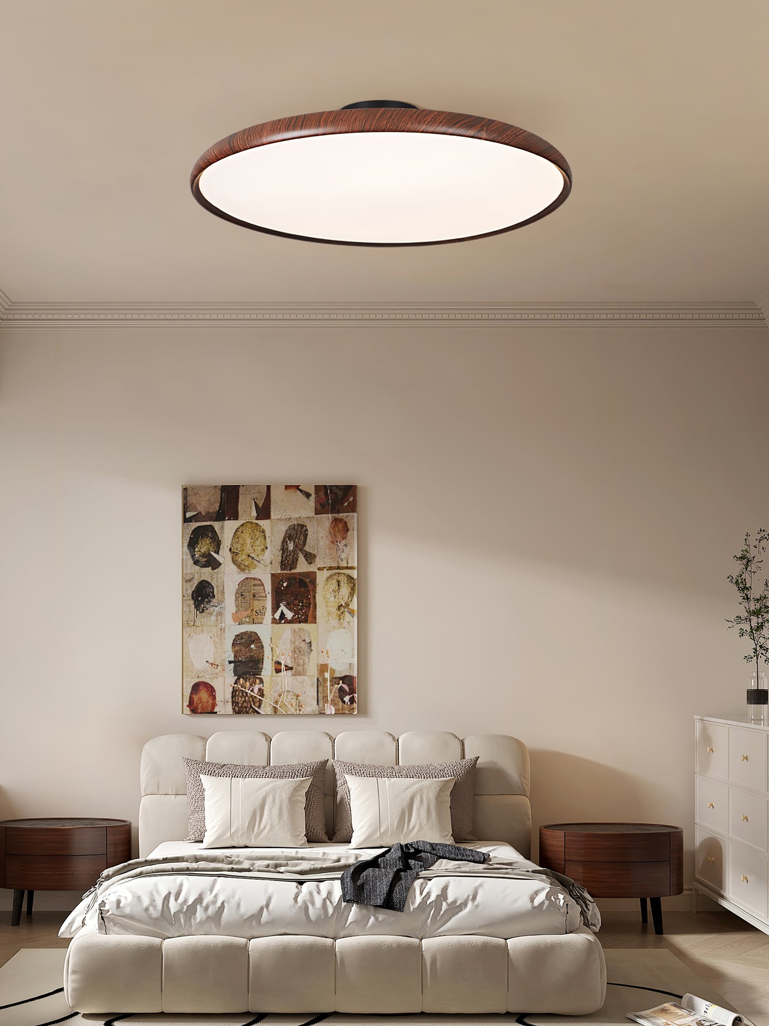 Lola Wood Grain Adjustable Ceiling Lamp - Lamp Outdoor