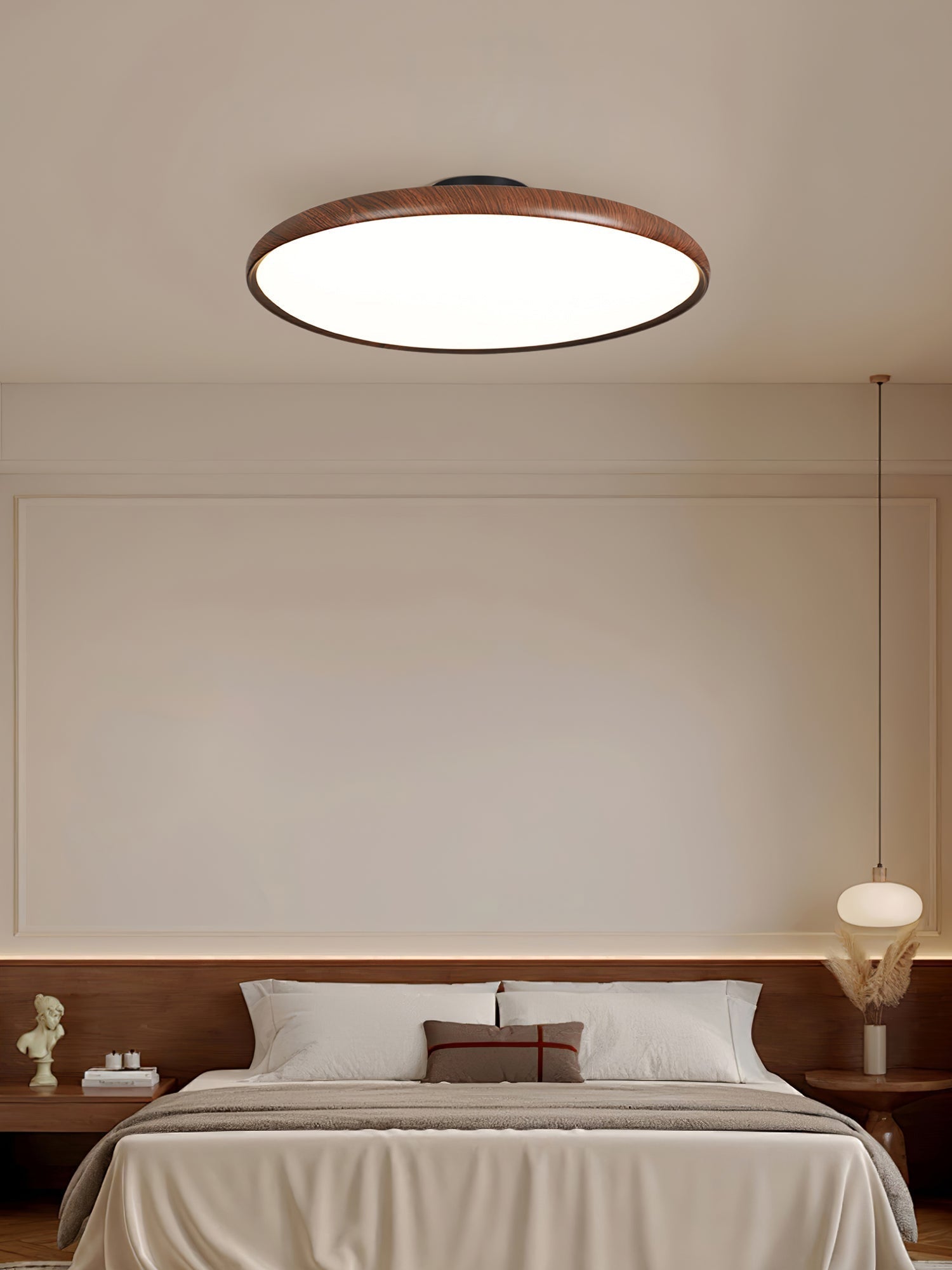 Lola Wood Grain Adjustable Ceiling Lamp - Lamp Outdoor