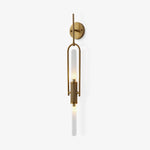 Olraeos Nordic Art Long Arc Glass Wall Lamp - Lamp Outdoor