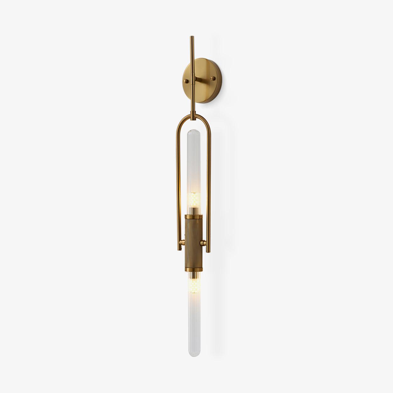 Olraeos Nordic Art Long Arc Glass Wall Lamp - Lamp Outdoor