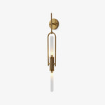 Olraeos Nordic Art Long Arc Glass Wall Lamp - Lamp Outdoor