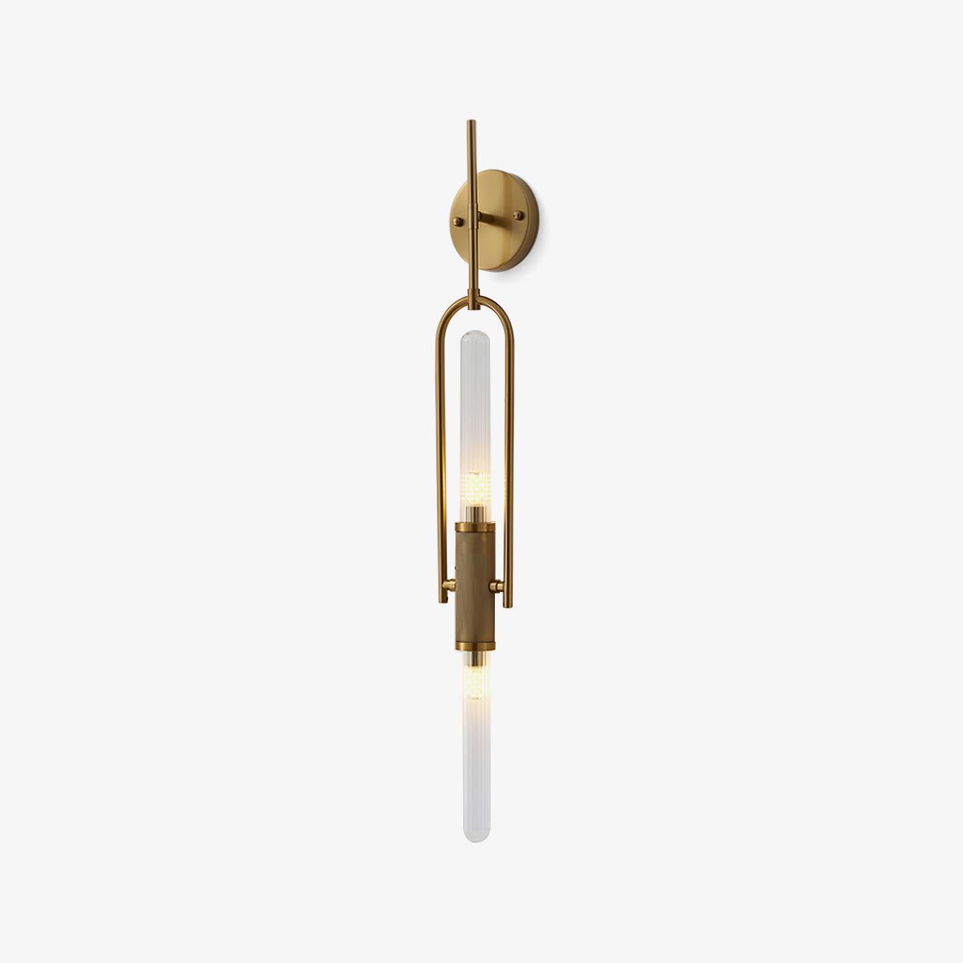 Olraeos Nordic Art Long Arc Glass Wall Lamp - Lamp Outdoor
