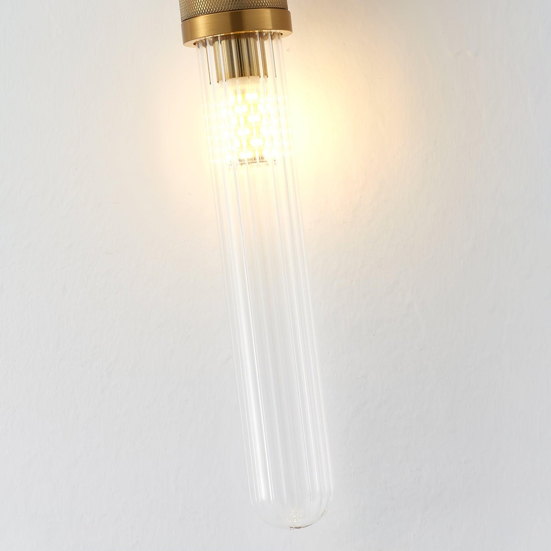 Olraeos Nordic Art Long Arc Glass Wall Lamp - Lamp Outdoor