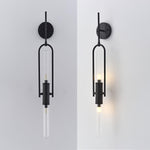 Olraeos Nordic Art Long Arc Glass Wall Lamp - Lamp Outdoor