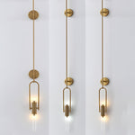 Olraeos Nordic Art Long Arc Glass Wall Lamp - Lamp Outdoor