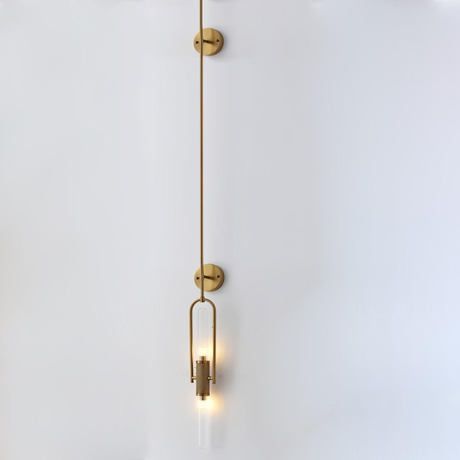 Olraeos Nordic Art Long Arc Glass Wall Lamp - Lamp Outdoor