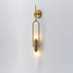 Olraeos Nordic Art Long Arc Glass Wall Lamp - Lamp Outdoor