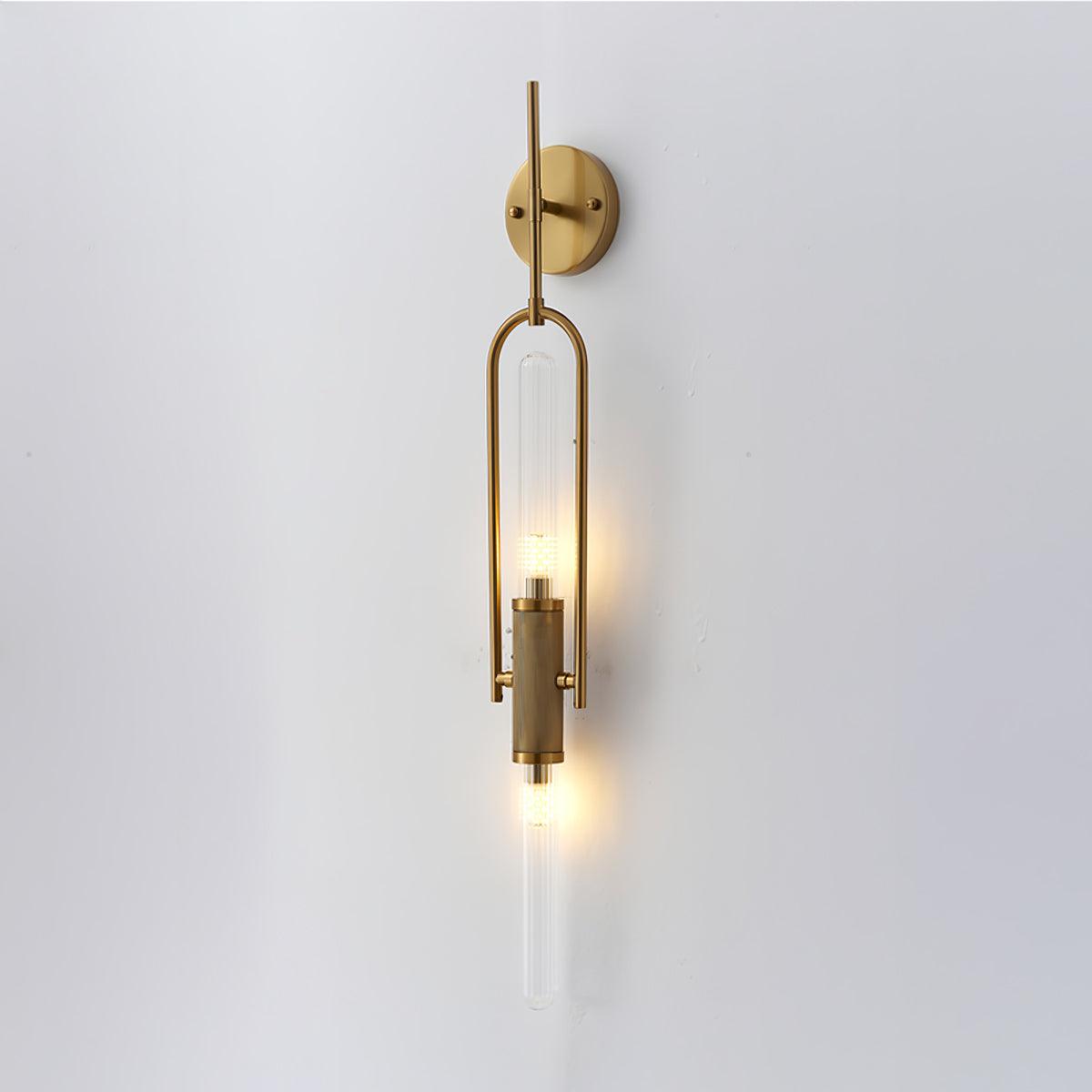 Olraeos Nordic Art Long Arc Glass Wall Lamp - Lamp Outdoor
