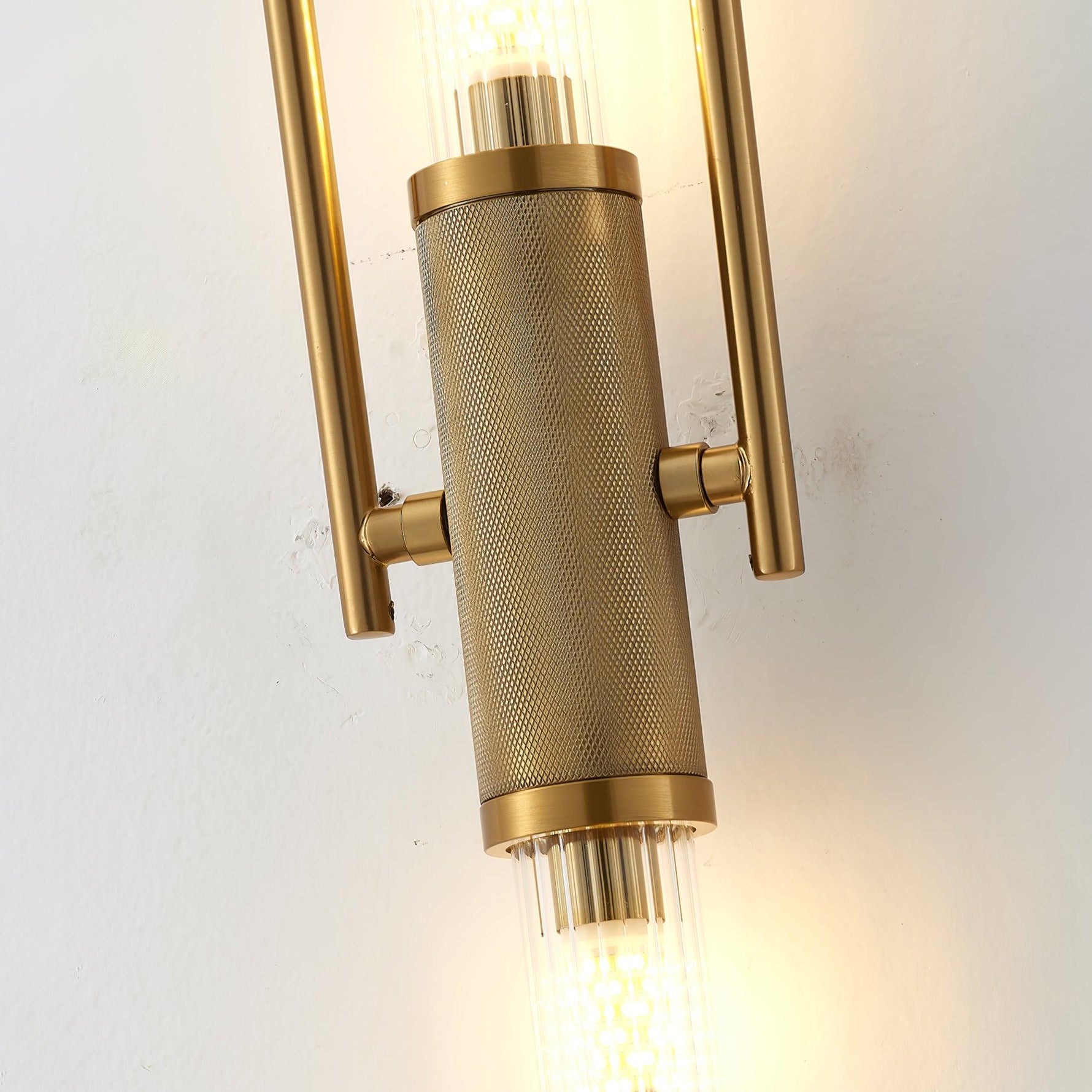 Olraeos Nordic Art Long Arc Glass Wall Lamp - Lamp Outdoor