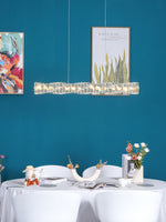 Long Crystal Pendant Lamp - Lamp Outdoor