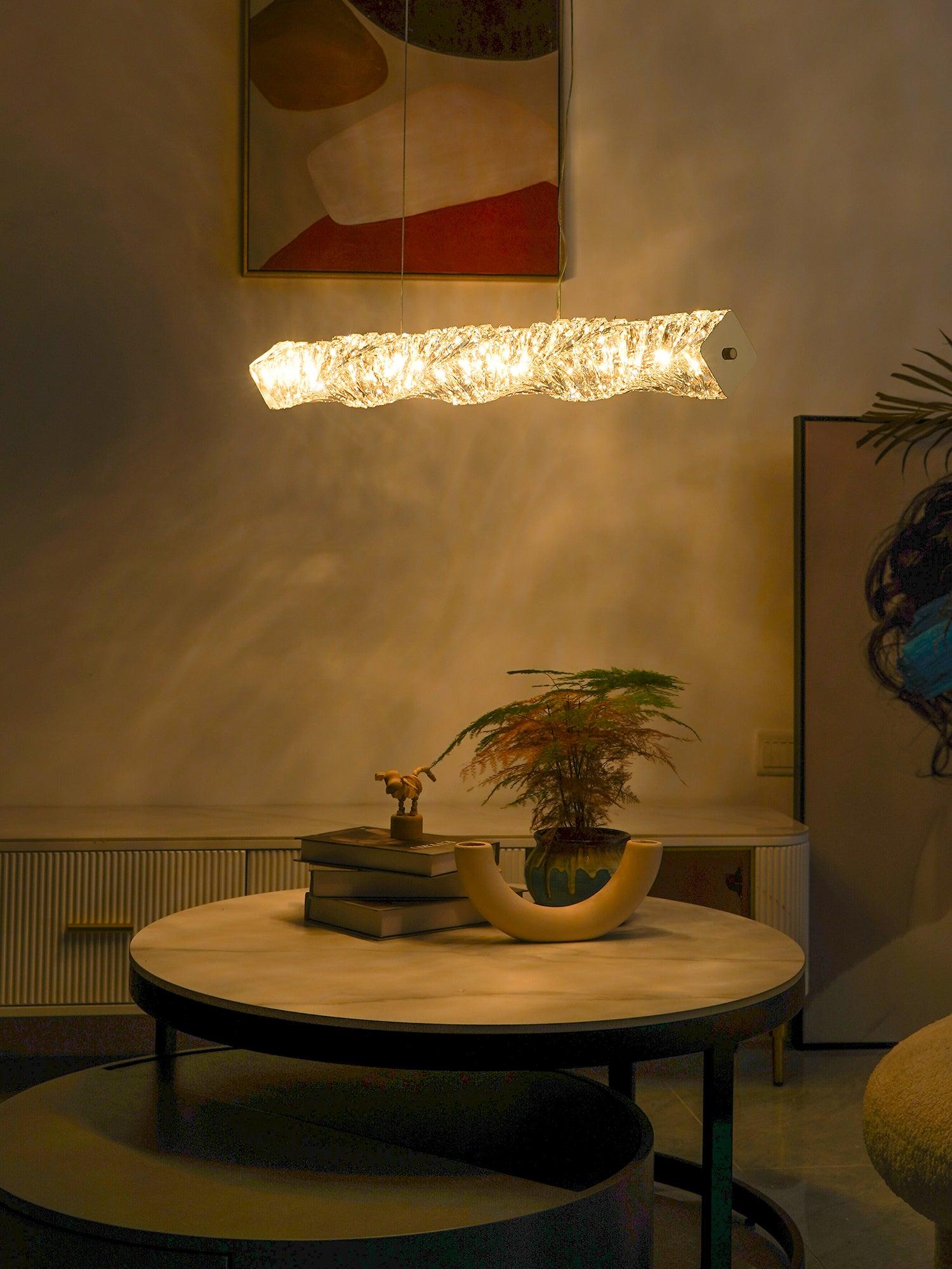 Long Crystal Pendant Lamp - Lamp Outdoor
