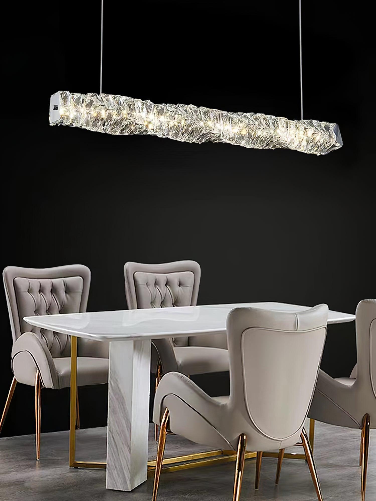 Long Crystal Pendant Lamp - Lamp Outdoor