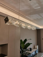 Long Crystal Pendant Lamp - Lamp Outdoor