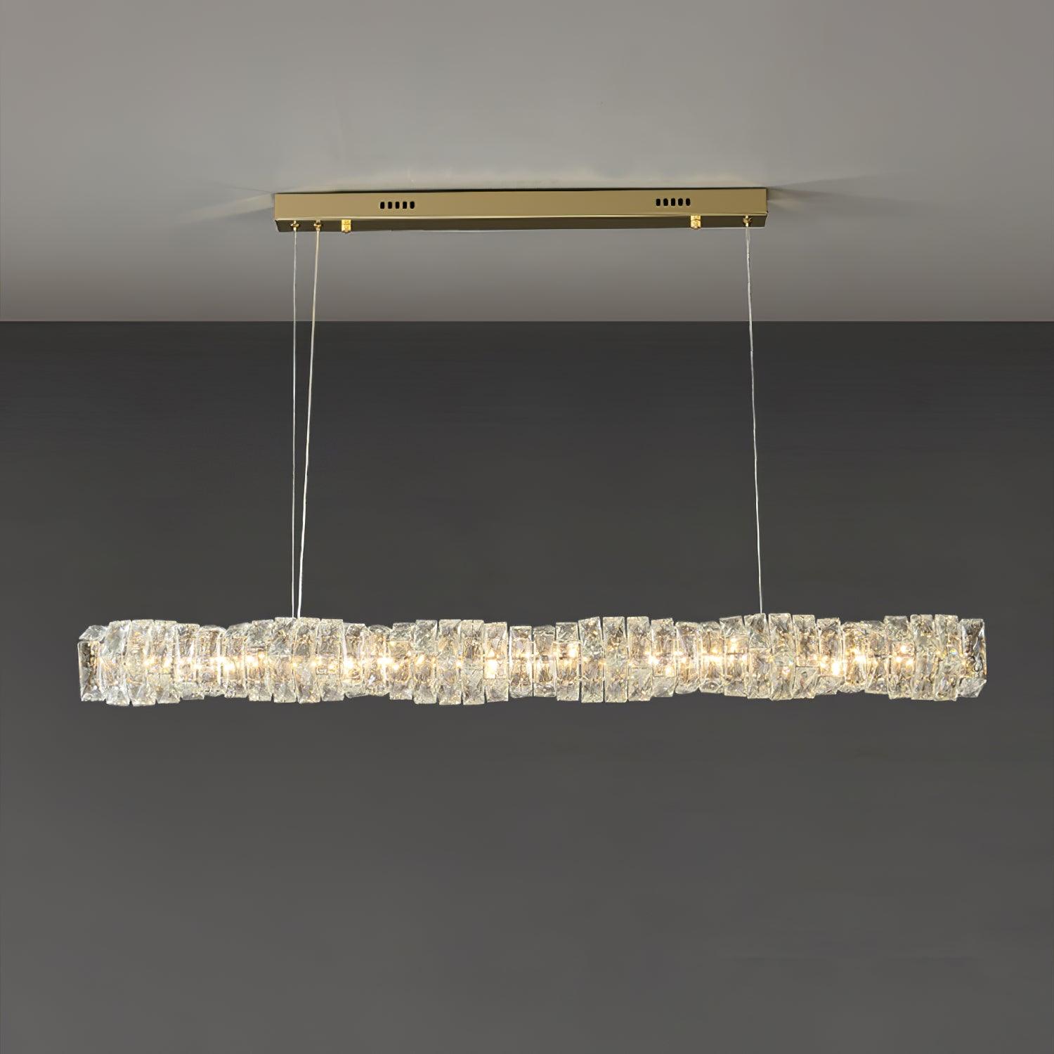 Long Crystal Pendant Lamp - Lamp Outdoor