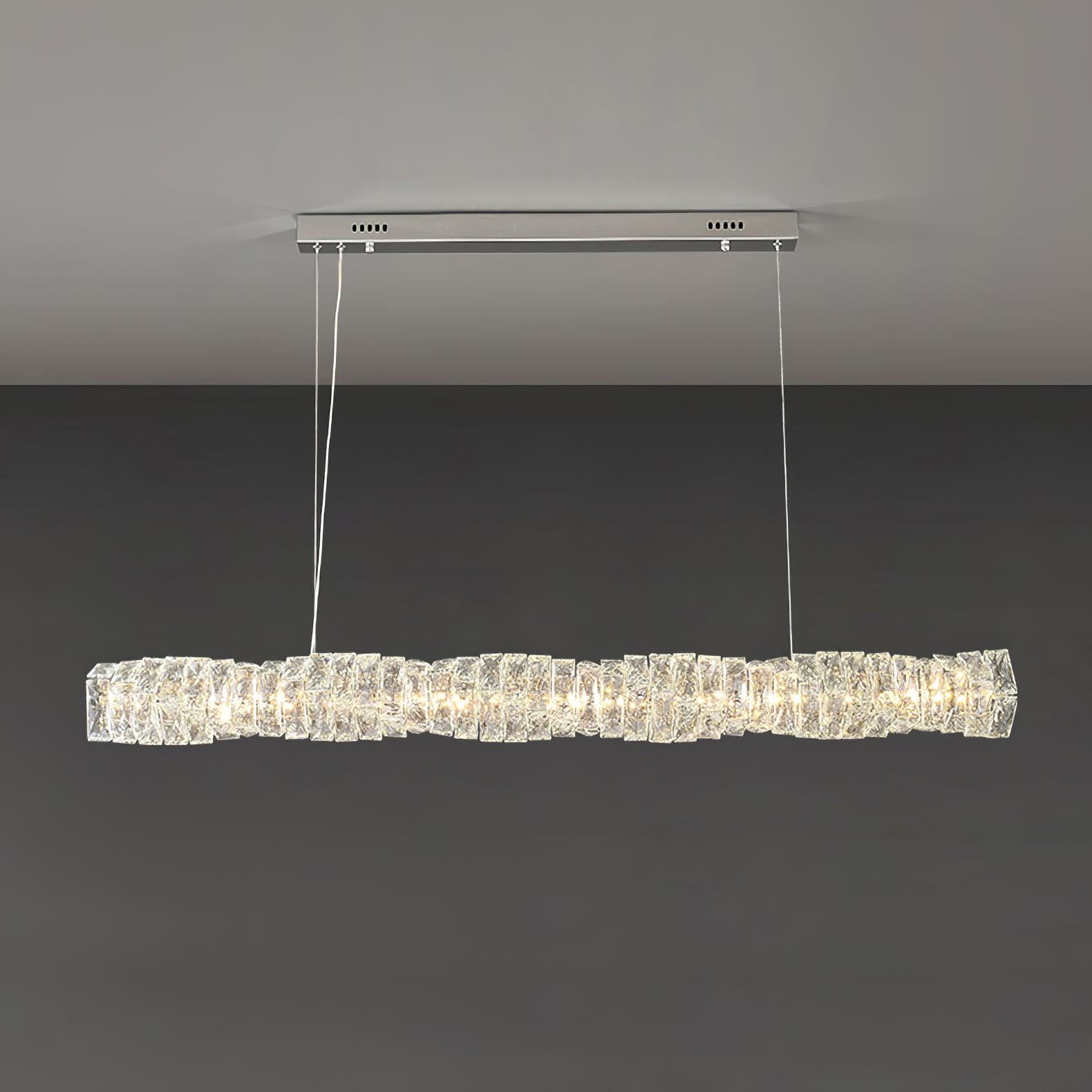 Long Crystal Pendant Lamp - Lamp Outdoor