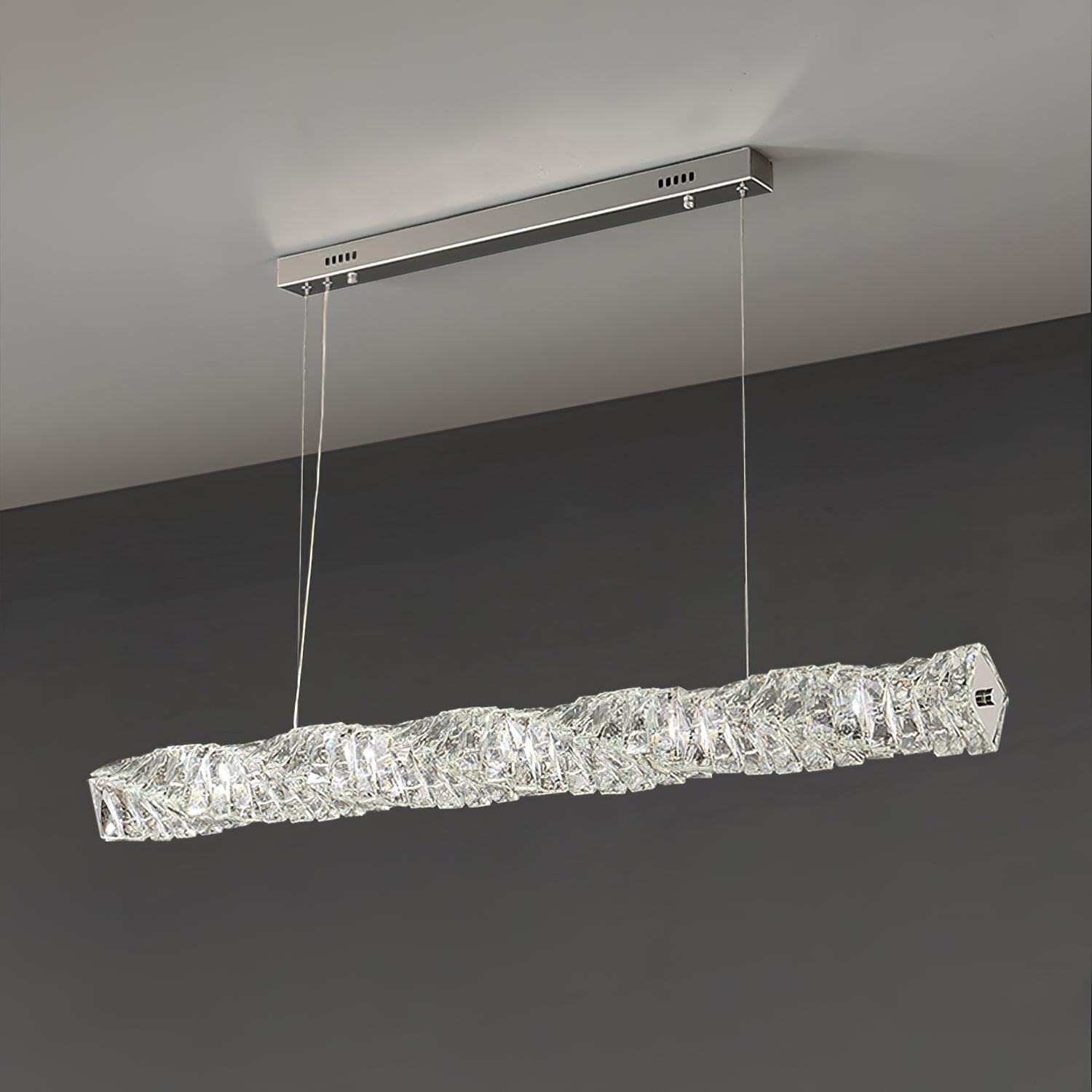Long Crystal Pendant Lamp - Lamp Outdoor