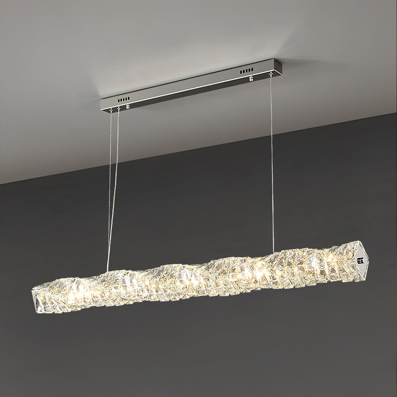 Long Crystal Pendant Lamp - Lamp Outdoor