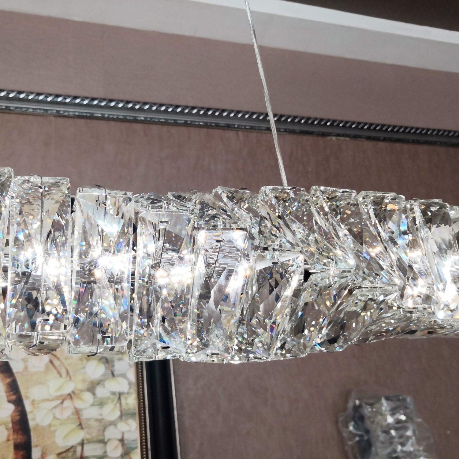 Long Crystal Pendant Lamp - Lamp Outdoor