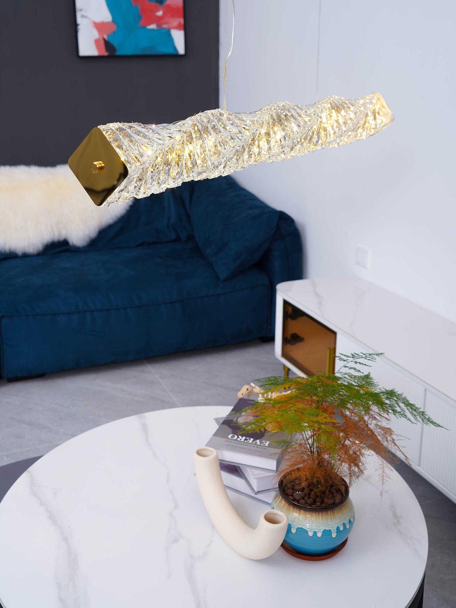 Long Crystal Pendant Lamp - Lamp Outdoor