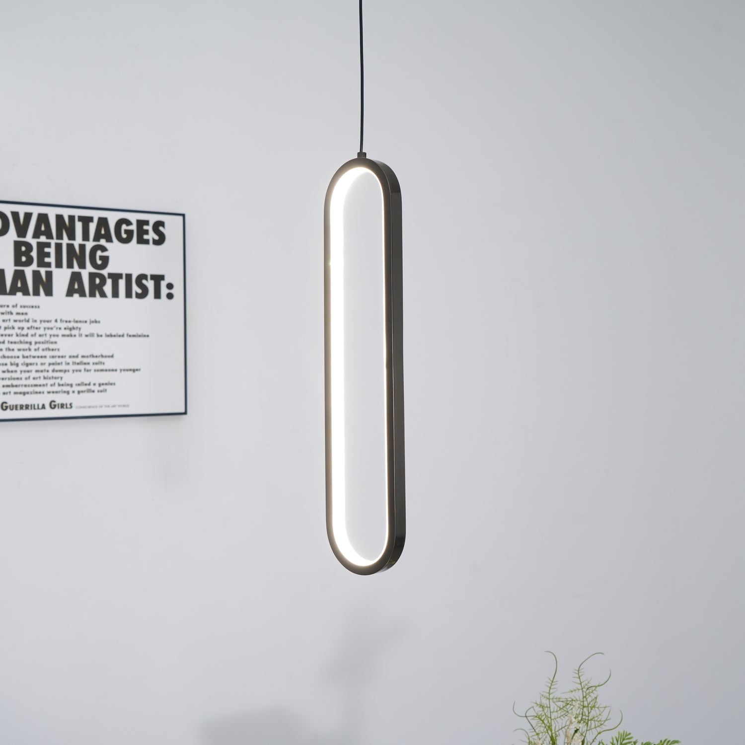 Long Oval LED Pendant Lamp - Lamp Outdoor