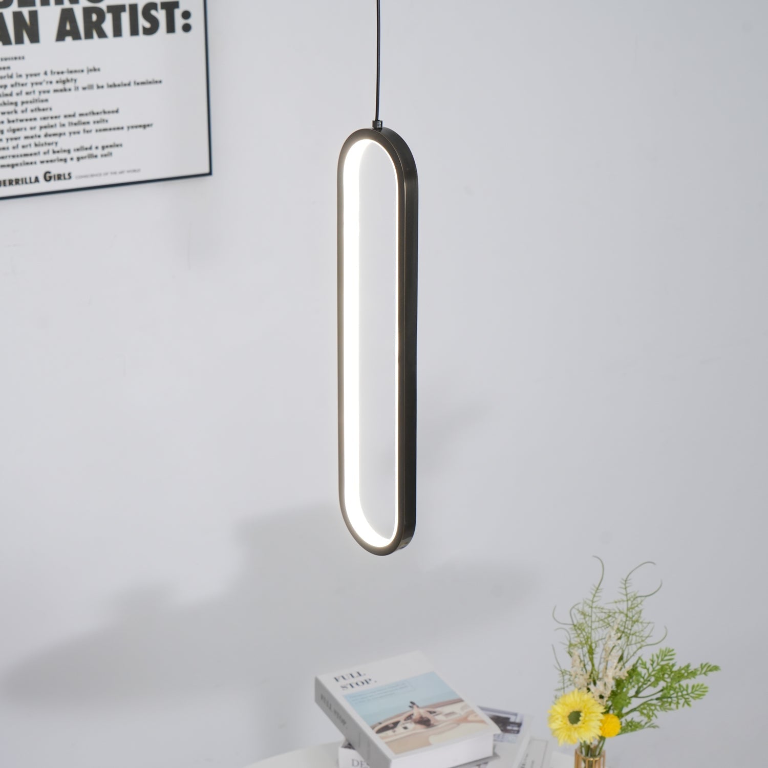 Long Oval LED Pendant Lamp - Lamp Outdoor