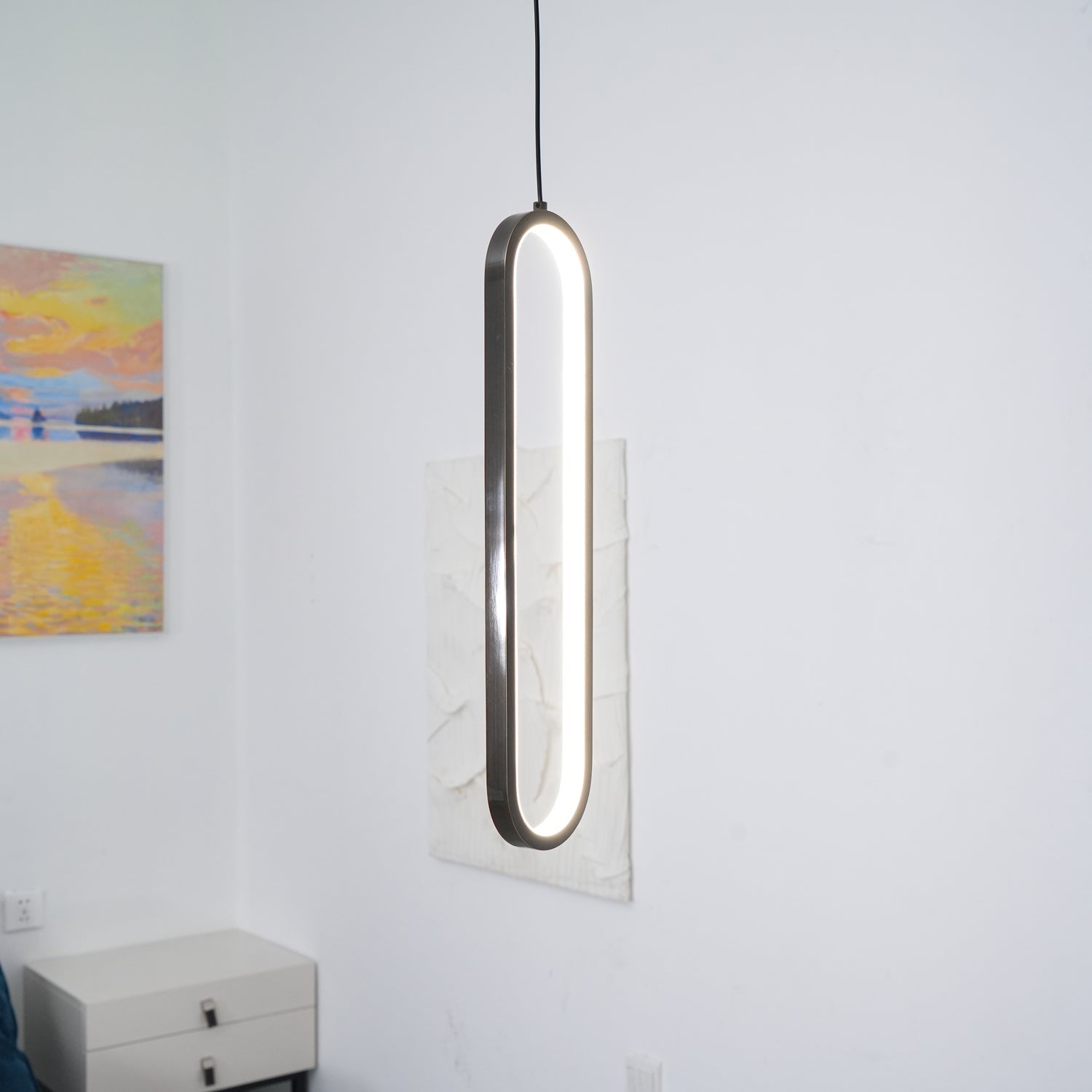 Long Oval LED Pendant Lamp - Lamp Outdoor