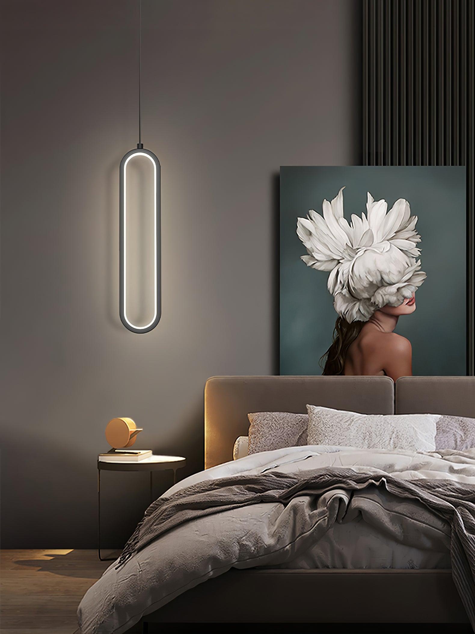 Long Oval LED Pendant Lamp - Lamp Outdoor