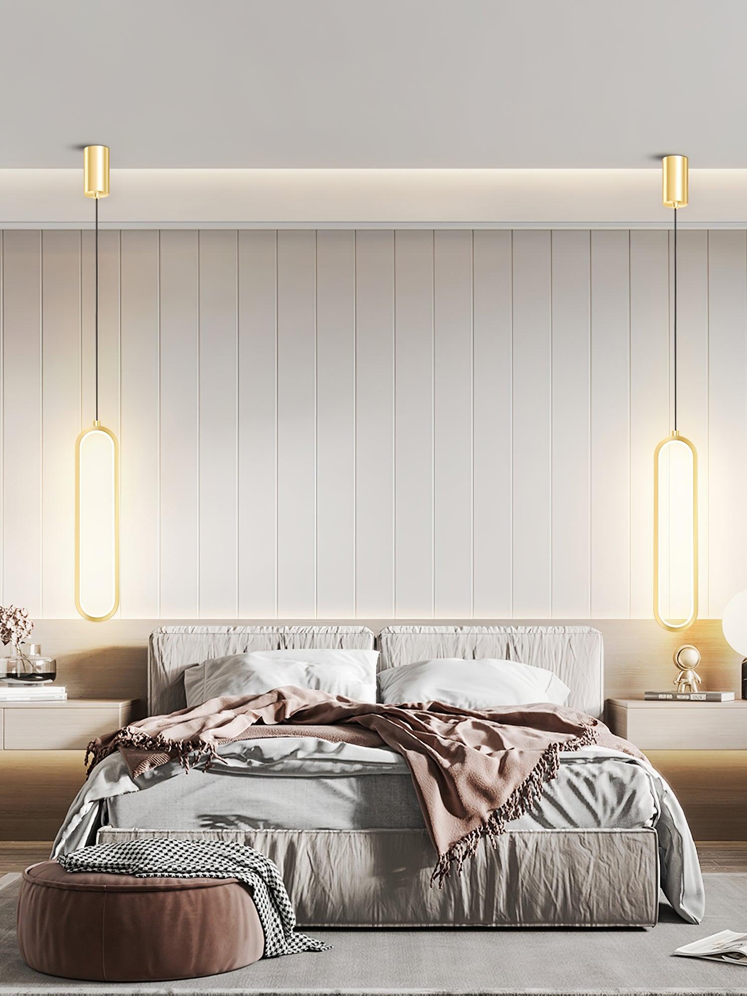 Long Oval LED Pendant Lamp - Lamp Outdoor