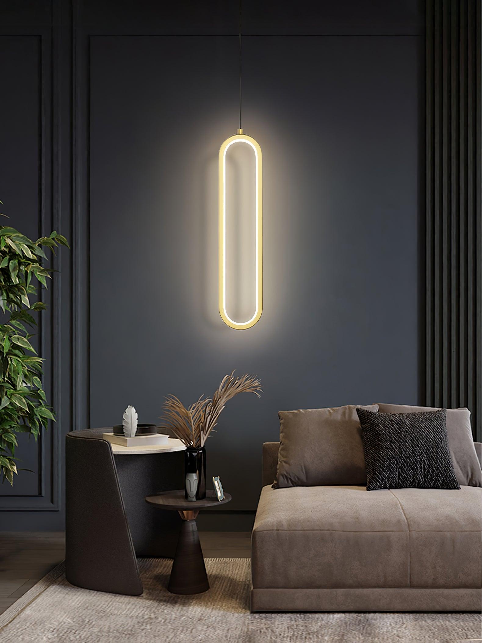 Long Oval LED Pendant Lamp - Lamp Outdoor