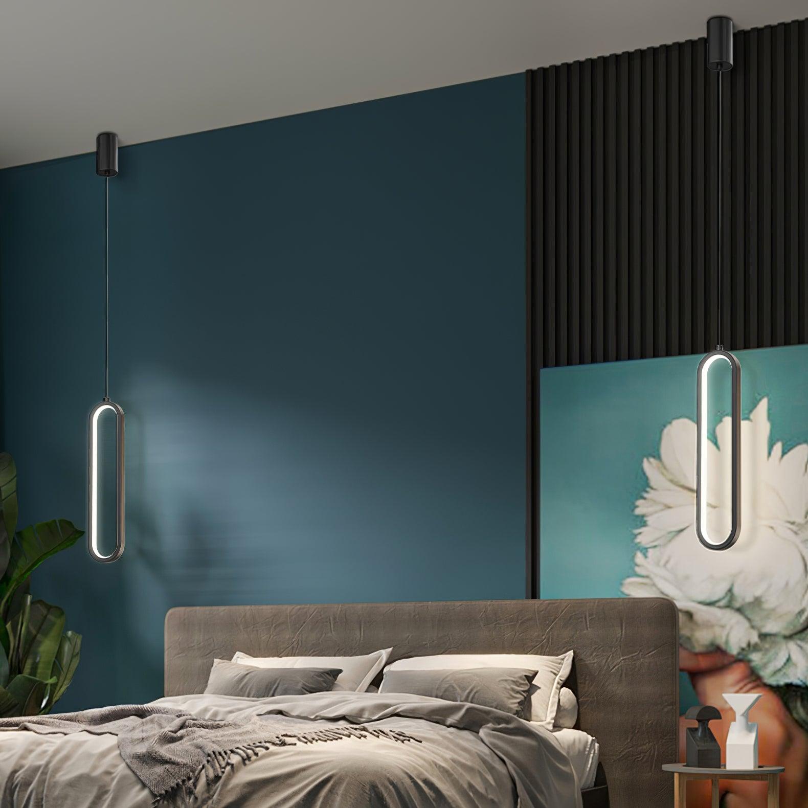 Long Oval LED Pendant Lamp - Lamp Outdoor