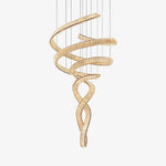Cotalan Fluid Gold Pendant Light - Lamp Outdoor