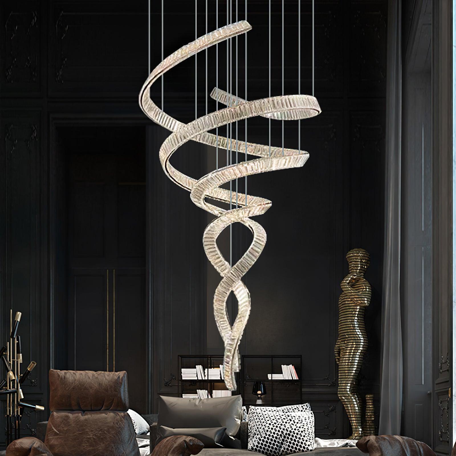 Cotalan Fluid Gold Pendant Light - Lamp Outdoor