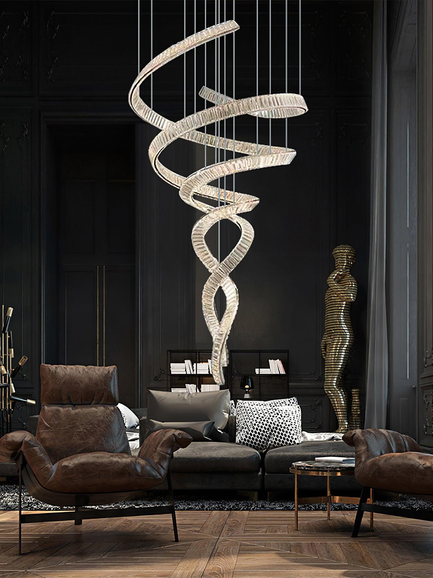 Cotalan Fluid Gold Pendant Light - Lamp Outdoor