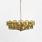Ventilo Amber Glass Chandelier - Lamp Outdoor