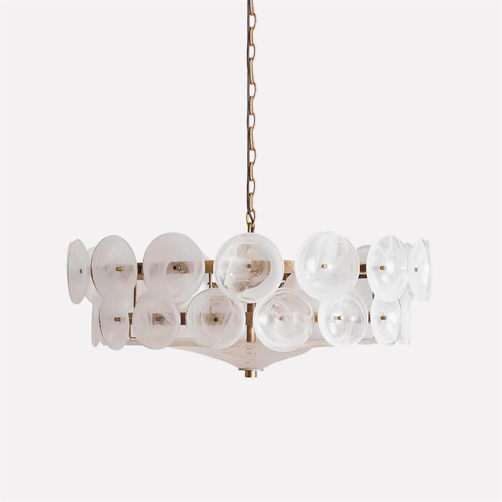 Ventilo Amber Glass Chandelier - Lamp Outdoor